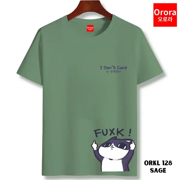 Orora Kaos Pria Wanita Distro I Dont Care V.2 - ORKL 128