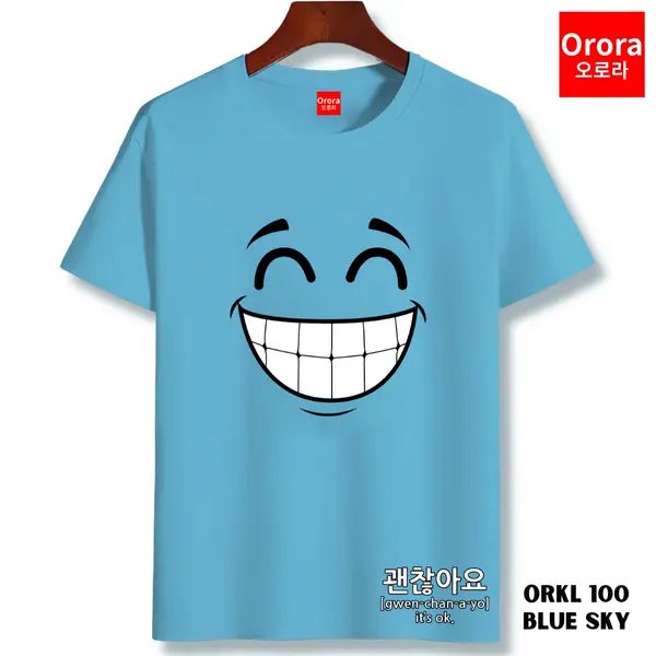 Orora Kaos Wanita Korea Its Okay Smile - ORKL 100
